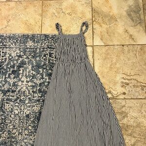 Target Black and White Striped Maxi Dress
